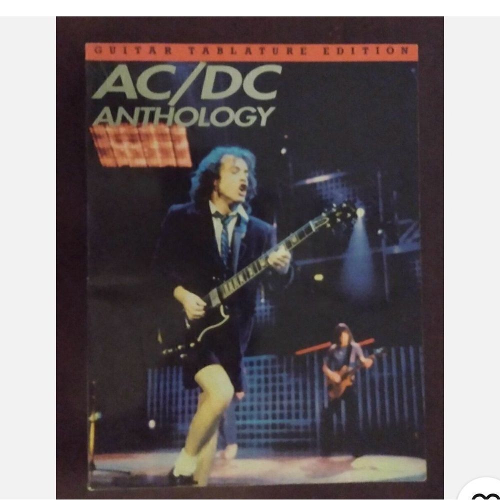 AC/DC Anthology tablature book AMSCO publications song book. Guitarist. ROCK!